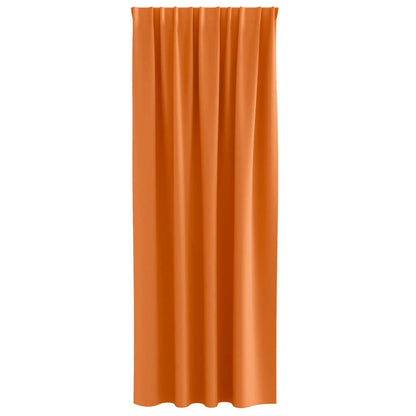 Verdunkelungs-Vorhänge mit Kopfband 2 pcs Beige 225 x 140 cm