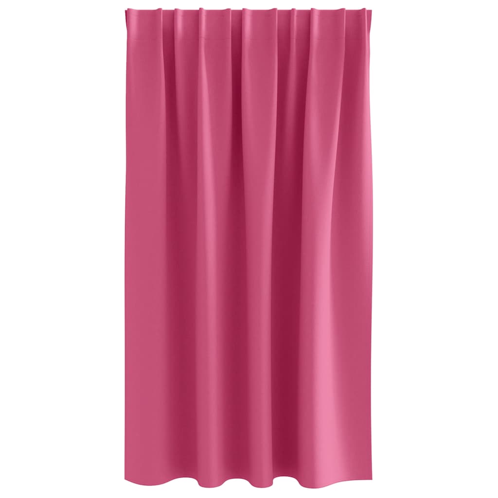 Verdunkelungs-Vorhänge mit Kopfband  2 pcs Beige 140 x 140 cm