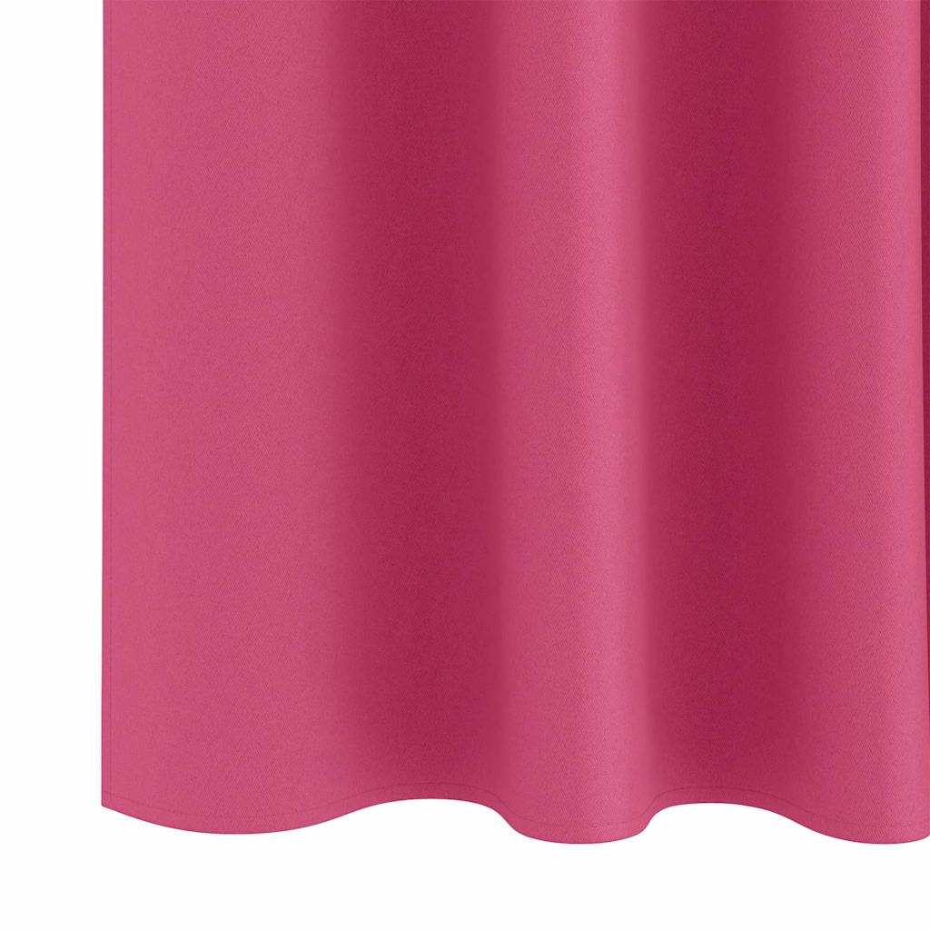 Verdunkelungs-Vorhänge mit Kopfband 2 pcs Beige 225 x 140 cm