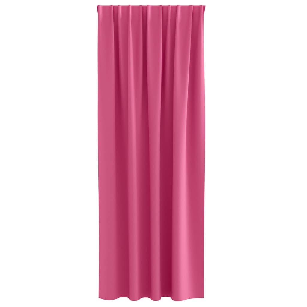 Verdunkelungs-Vorhänge mit Kopfband 2 pcs Beige 225 x 140 cm