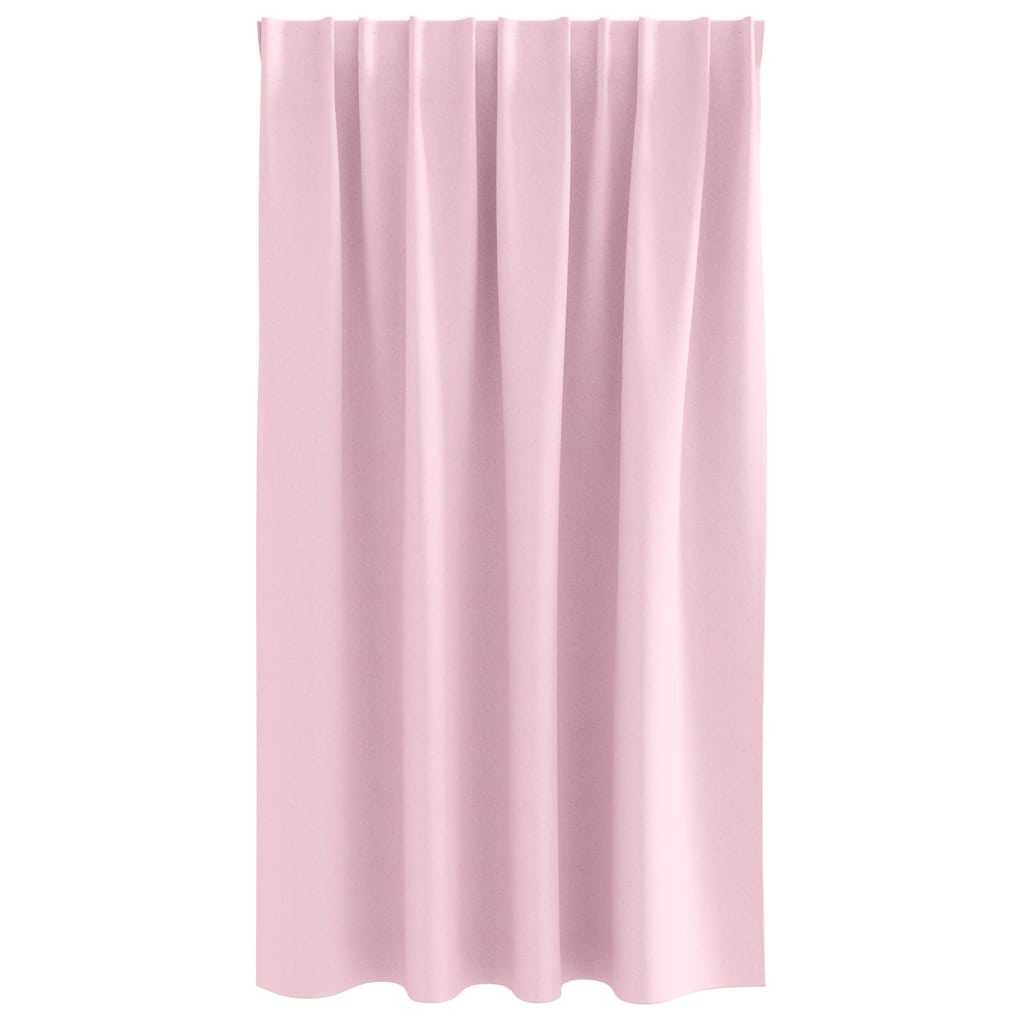 Verdunkelungs-Vorhänge mit Kopfband  2 pcs Beige 140 x 140 cm