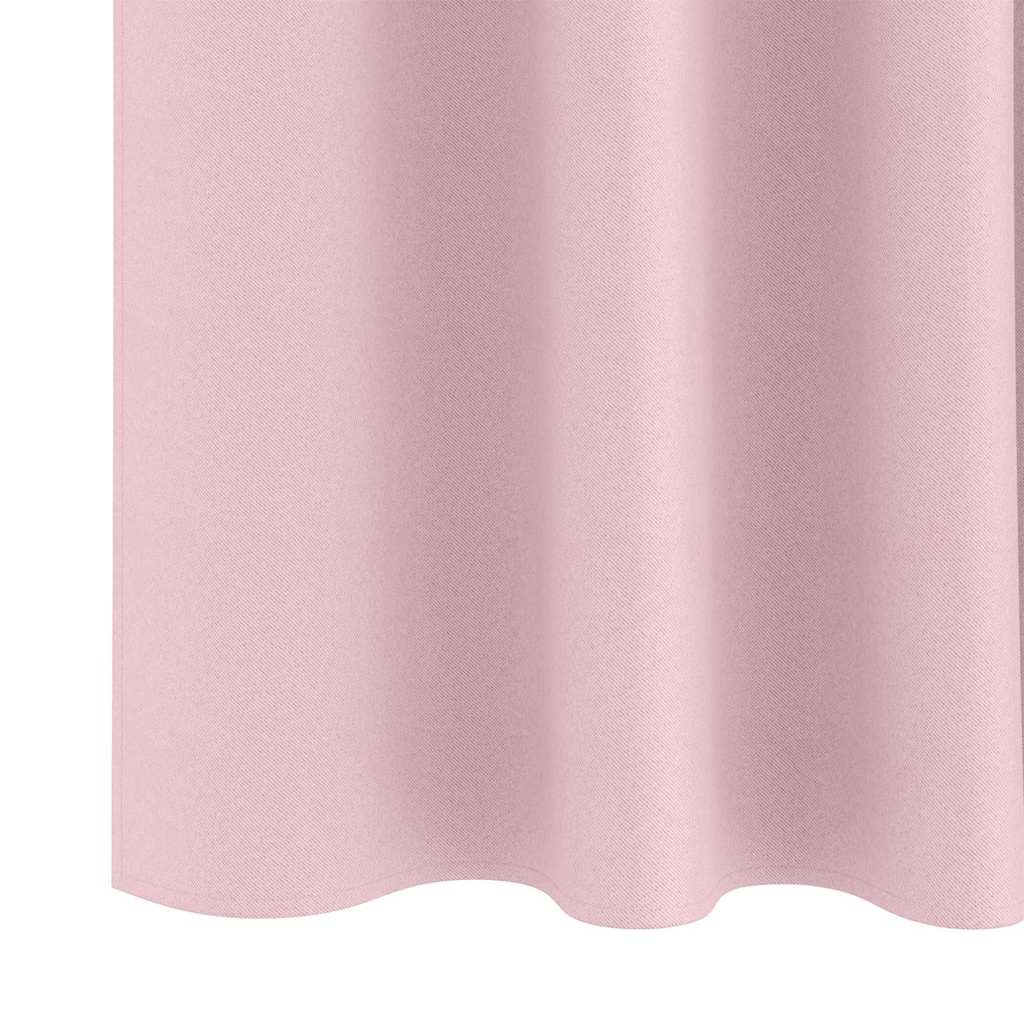 Verdunkelungs-Vorhänge mit Kopfband 2 pcs Beige 225 x 140 cm