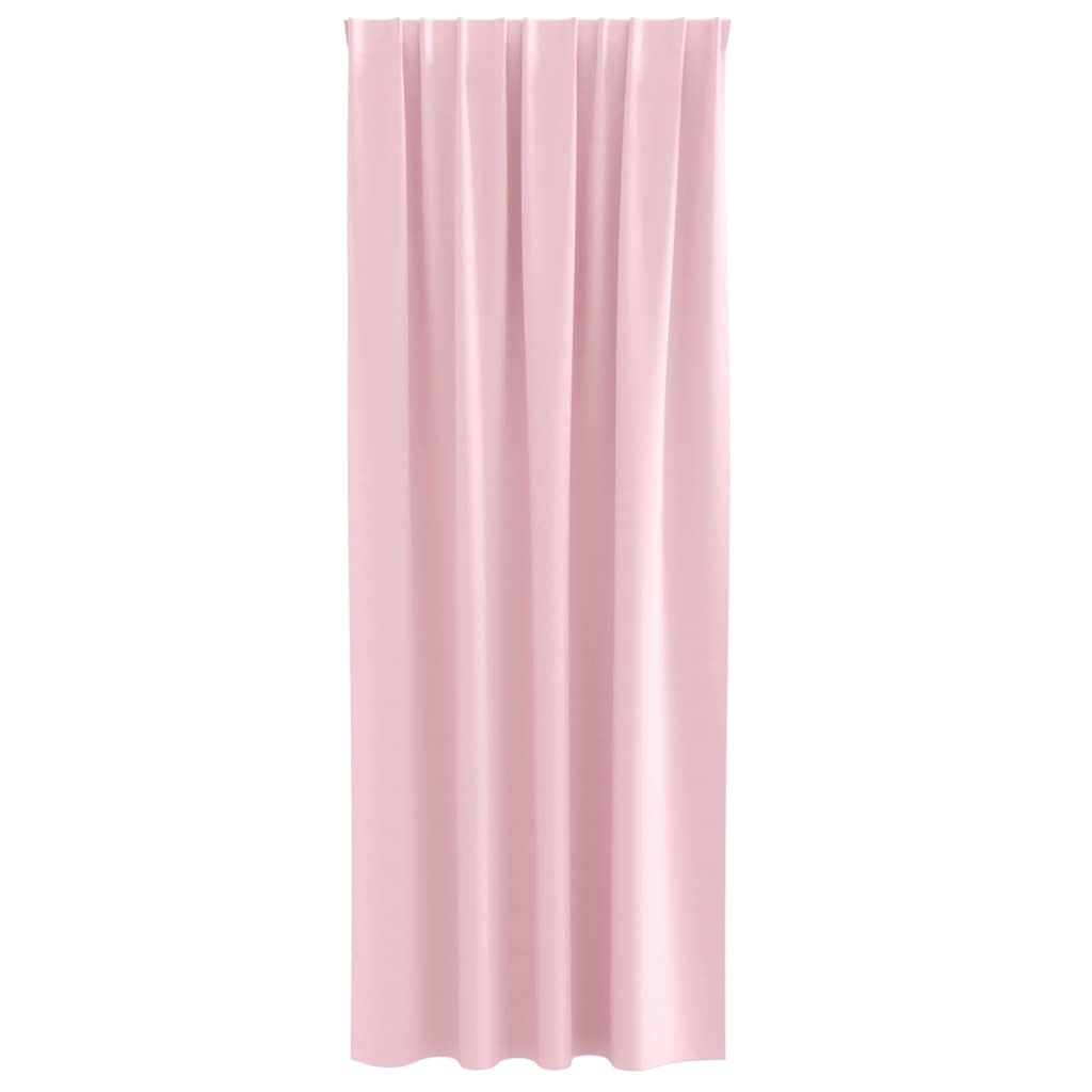 Verdunkelungs-Vorhänge mit Kopfband 2 pcs Beige 225 x 140 cm