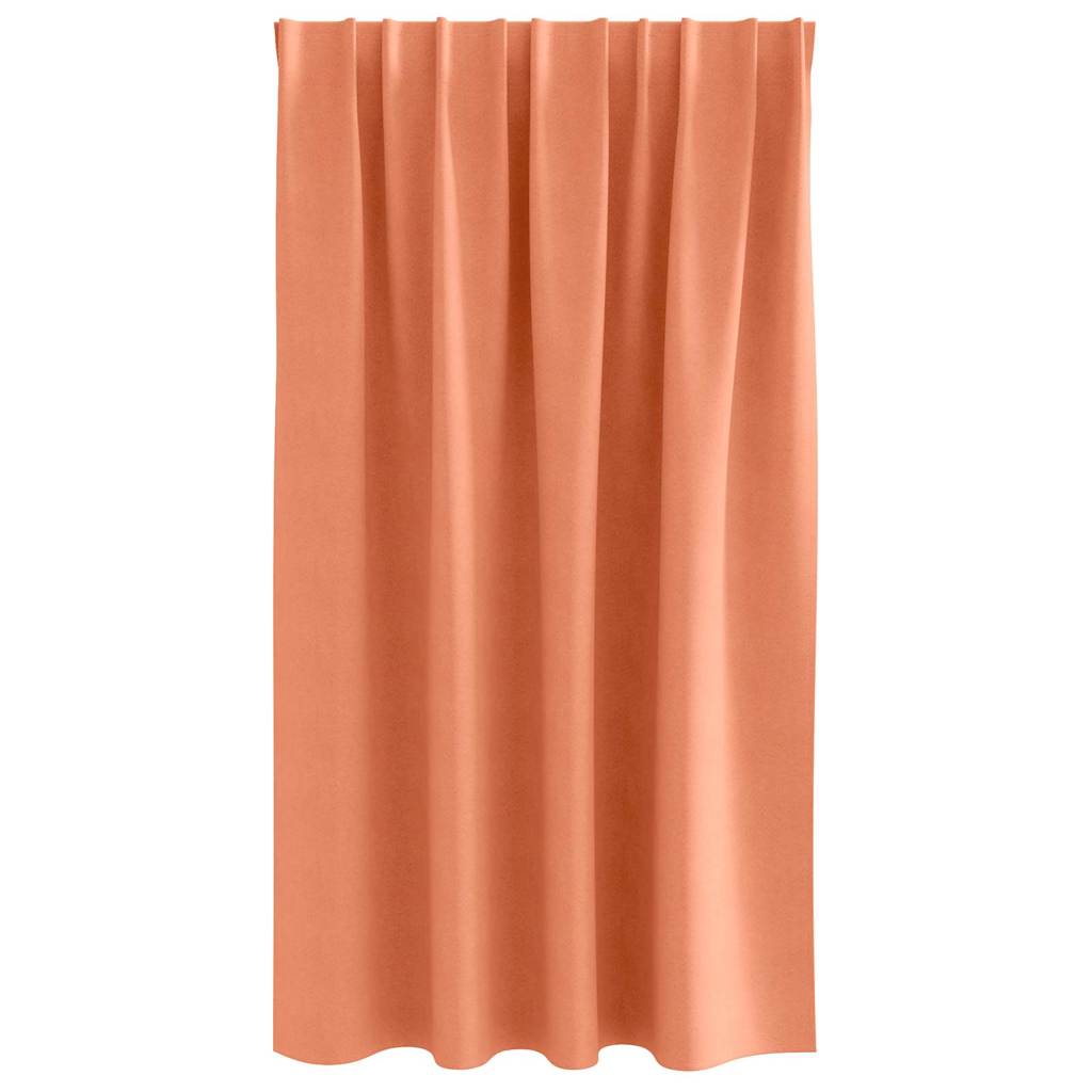 Verdunkelungs-Vorhänge mit Kopfband  2 pcs Beige 140 x 140 cm