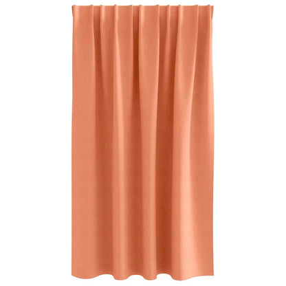 Verdunkelungs-Vorhänge mit Kopfband  2 pcs Beige 140 x 140 cm