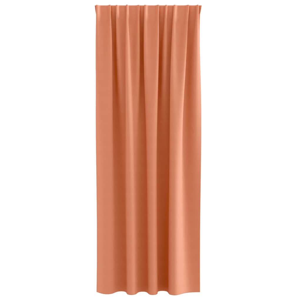 Verdunkelungs-Vorhänge mit Kopfband 2 pcs Beige 260 x 140 cm