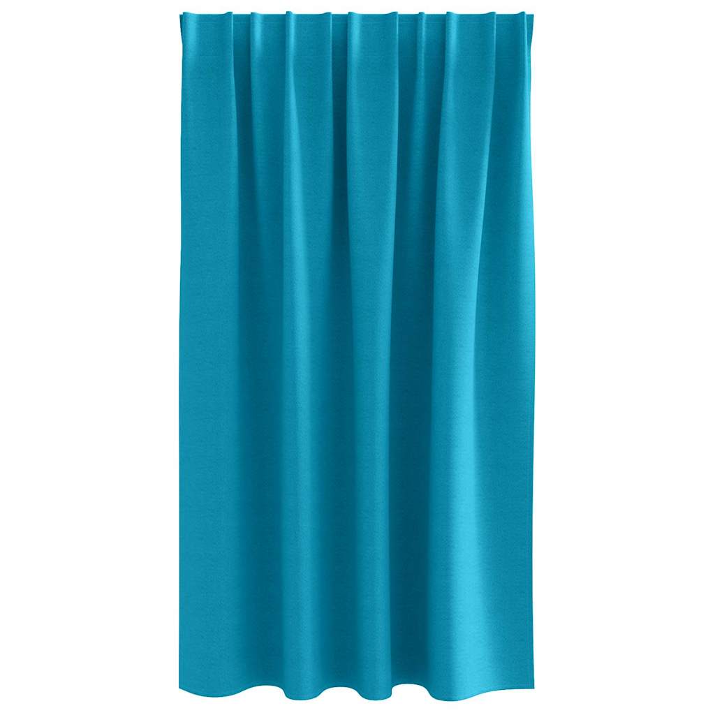 Verdunkelungs-Vorhänge mit Kopfband  2 pcs Beige 140 x 140 cm
