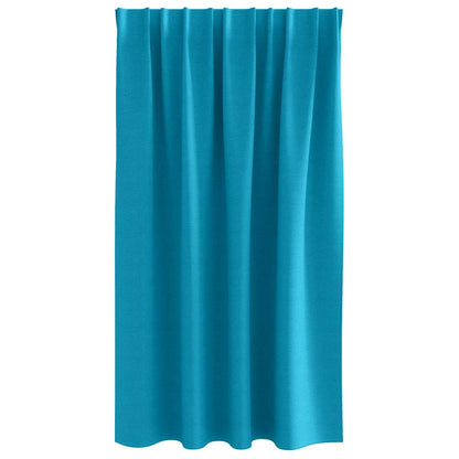 Verdunkelungs-Vorhänge mit Kopfband  2 pcs Beige 140 x 140 cm