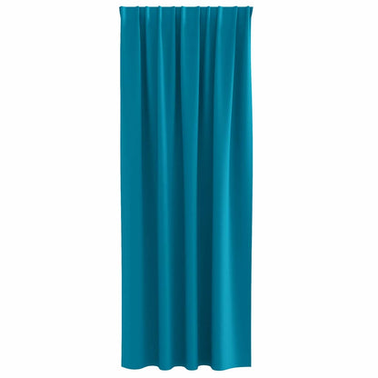 Verdunkelungs-Vorhänge mit Kopfband 2 pcs Beige 260 x 140 cm