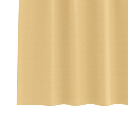 Verdunkelungs-Vorhänge mit Schlaufen 2 pcs Beige 260 x 140 cm
