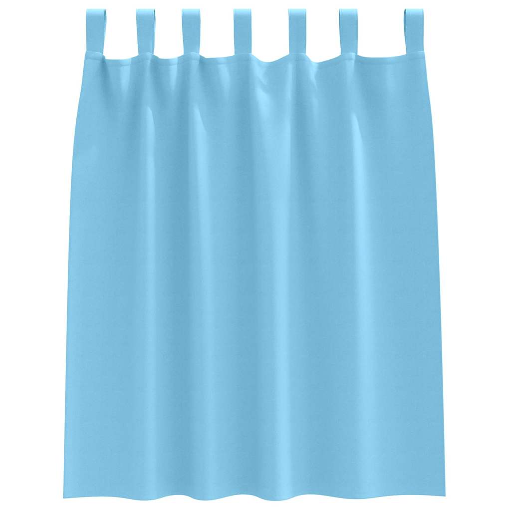 Verdunkelungs-Vorhänge mit Ringen 2 pcs Beige 140 x 140 cm