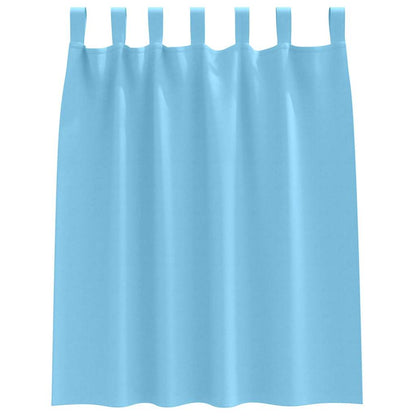 Verdunkelungs-Vorhänge mit Ringen 2 pcs Beige 140 x 140 cm