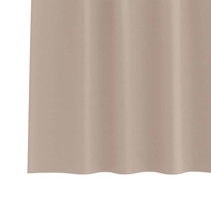 Verdunkelungs-Vorhänge mit Schlaufen 2 pcs Beige 260 x 140 cm