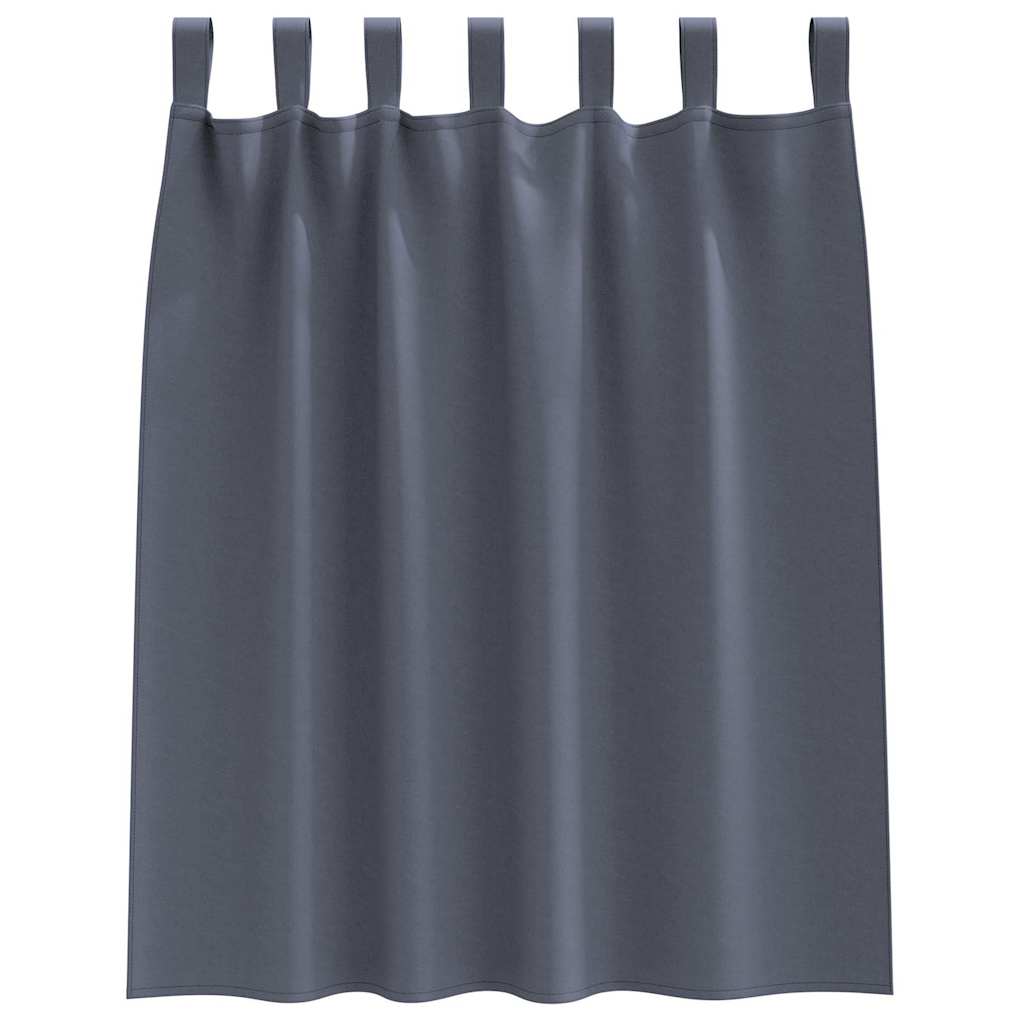 Verdunkelungs-Vorhänge mit Ringen 2 pcs Beige 140 x 140 cm