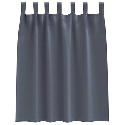 Verdunkelungs-Vorhänge mit Ringen 2 pcs Beige 140 x 140 cm