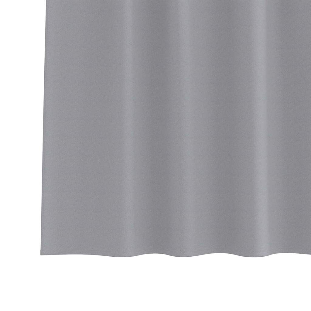 Verdunkelungs-Vorhänge mit Schlaufen 2 pcs Beige 260 x 140 cm