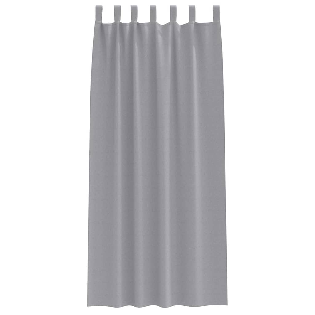 Verdunkelungs-Vorhänge mit Schlaufen 2 pcs Beige 260 x 140 cm