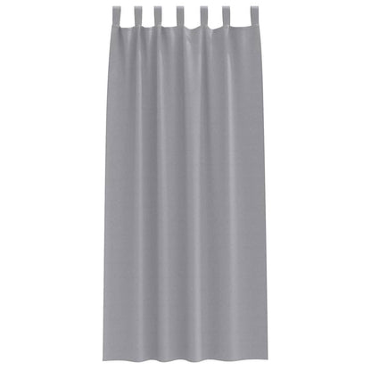 Verdunkelungs-Vorhänge mit Schlaufen 2 pcs Beige 260 x 140 cm