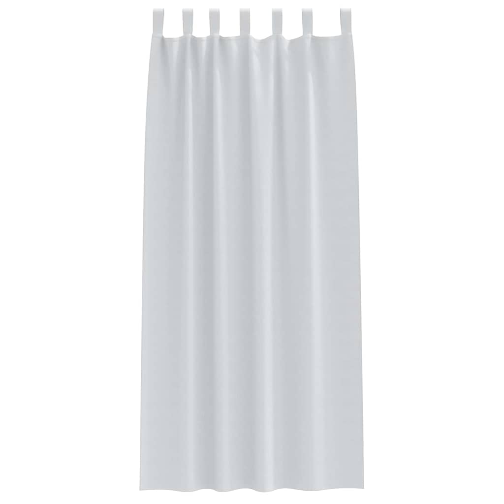 Verdunkelungs-Vorhänge mit Schlaufen 2 pcs Beige 260 x 140 cm