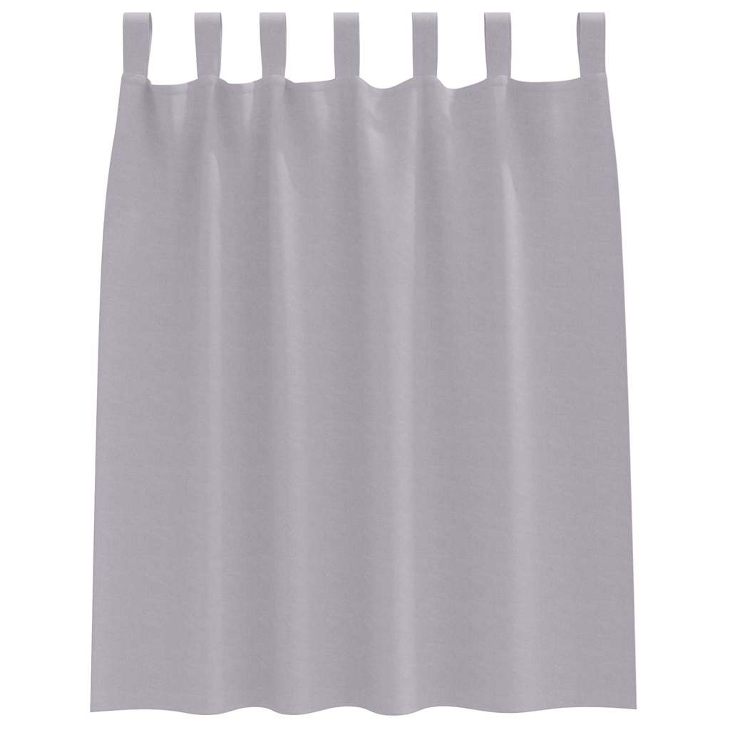 Verdunkelungs-Vorhänge mit Ringen 2 pcs Beige 140 x 140 cm