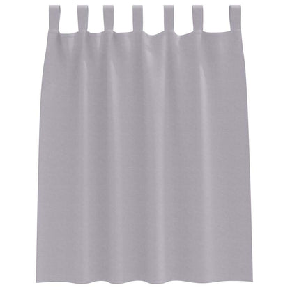 Verdunkelungs-Vorhänge mit Ringen 2 pcs Beige 140 x 140 cm