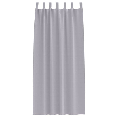 Verdunkelungs-Vorhänge mit Schlaufen 2 pcs Beige 260 x 140 cm