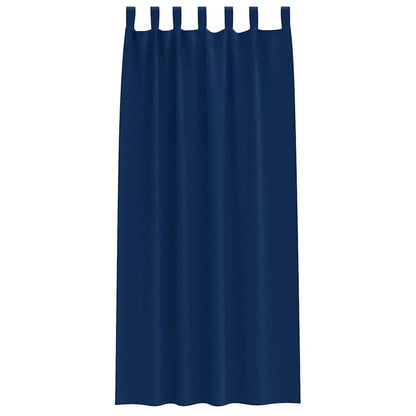 Verdunkelungs-Vorhänge mit Schlaufen 2 pcs Beige 260 x 140 cm