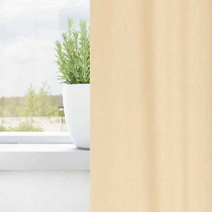 Verdunkelungs-Vorhänge mit Schlaufen 2 pcs Beige 260 x 140 cm
