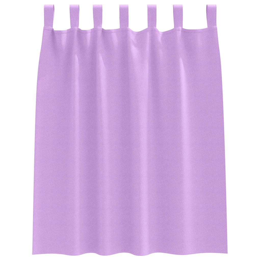 Verdunkelungs-Vorhänge mit Ringen 2 pcs Beige 140 x 140 cm