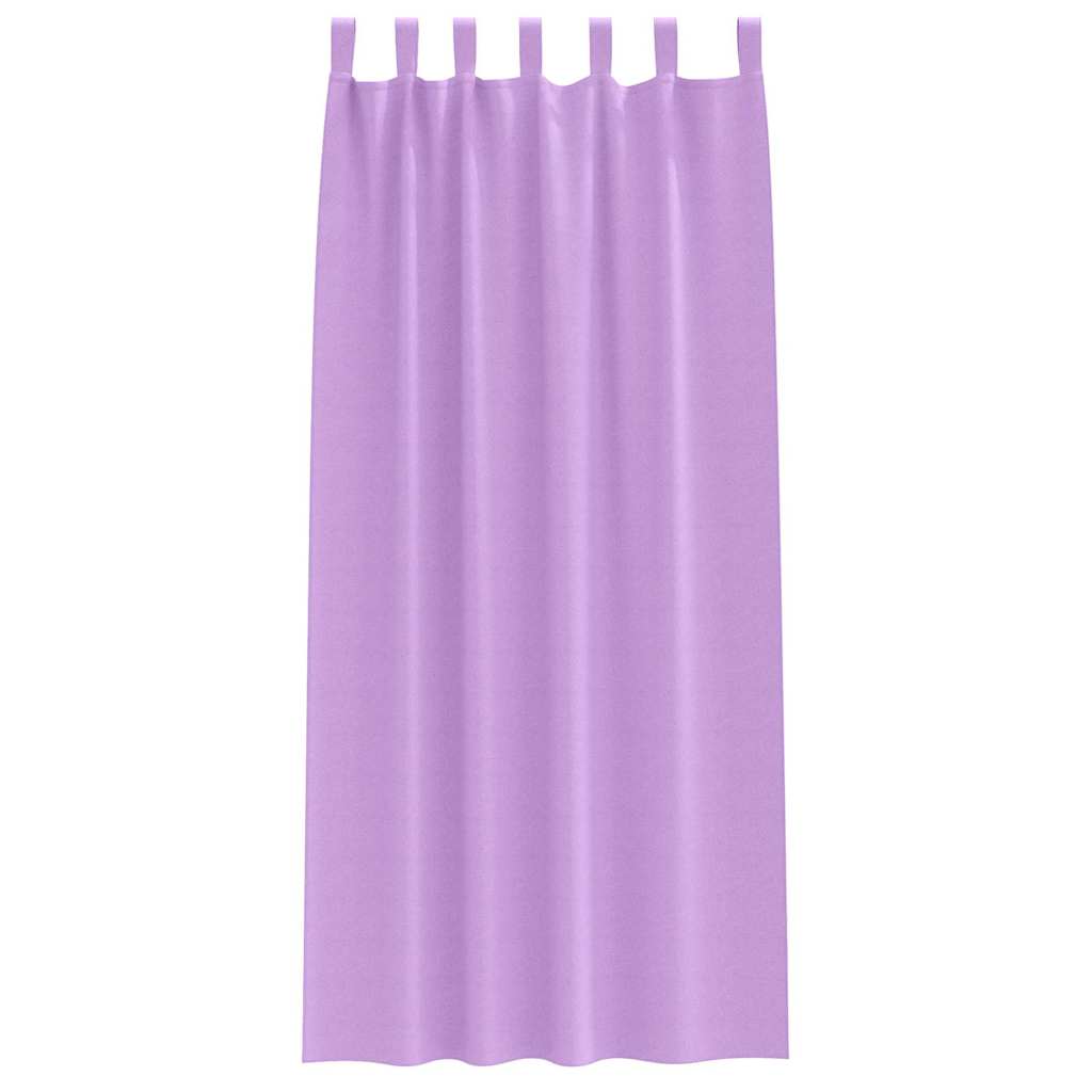 Verdunkelungs-Vorhänge mit Schlaufen 2 pcs Beige 260 x 140 cm