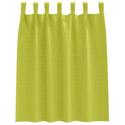 Verdunkelungs-Vorhänge mit Ringen 2 pcs Beige 140 x 140 cm