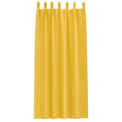 Verdunkelungs-Vorhänge mit Schlaufen 2 pcs Beige 260 x 140 cm