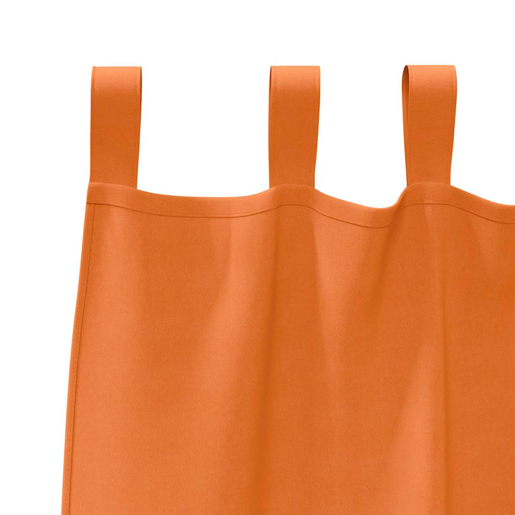 Verdunkelungs-Vorhänge mit Schlaufen 2 pcs Beige 260 x 140 cm