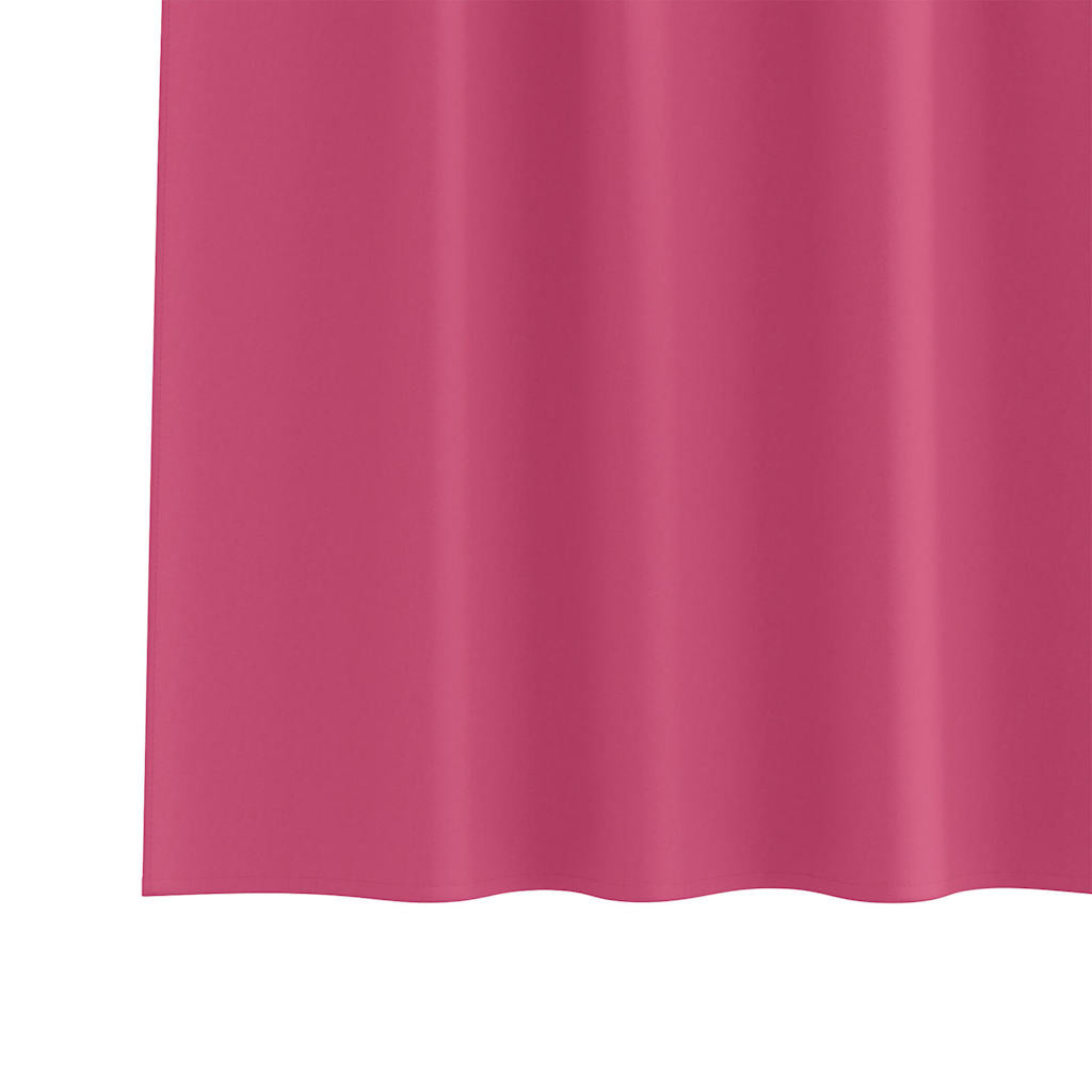 Verdunkelungs-Vorhänge mit Ringen 2 pcs Beige 140 x 140 cm