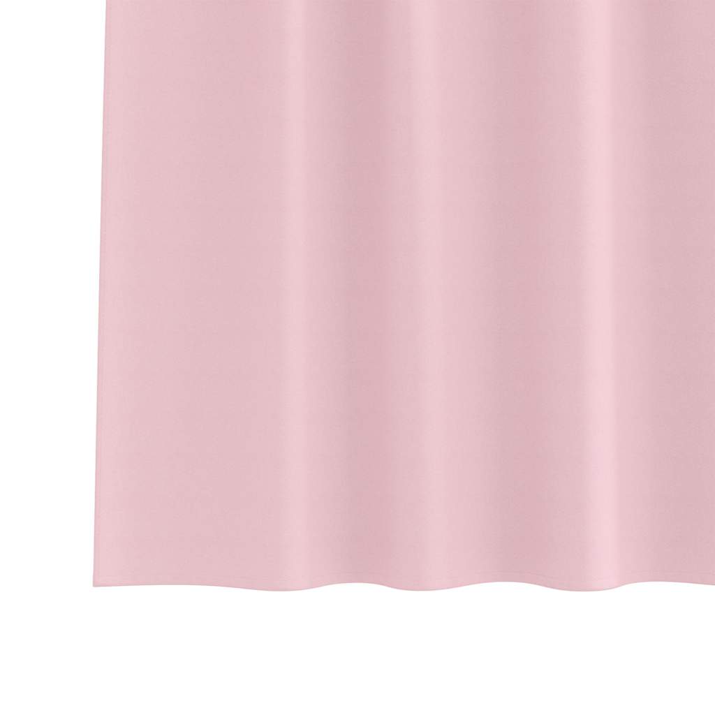 Verdunkelungs-Vorhänge mit Schlaufen 2 pcs Beige 260 x 140 cm