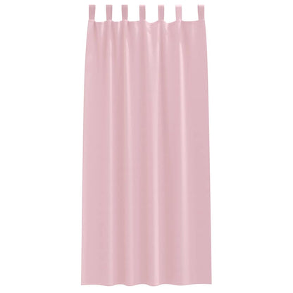 Verdunkelungs-Vorhänge mit Schlaufen 2 pcs Beige 260 x 140 cm