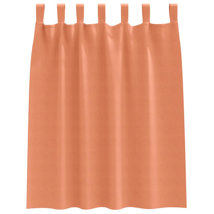 Verdunkelungs-Vorhänge mit Ringen 2 pcs Beige 140 x 140 cm