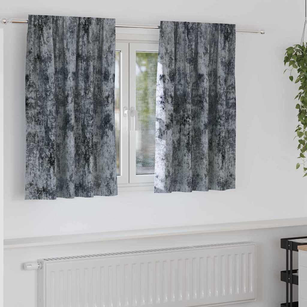 Samtvorhänge mit Vorhängen 2 pcs Weinrot 140 x 140 cm Samt