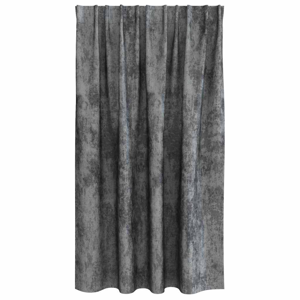 Samtvorhänge mit Vorhängen 2 pcs Weinrot 140 x 140 cm Samt