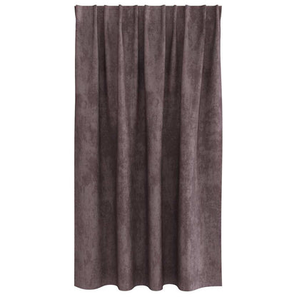 Samtvorhänge mit Vorhängen 2 pcs Weinrot 140 x 140 cm Samt