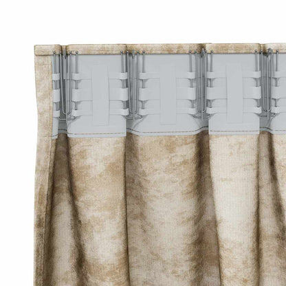 Samtvorhänge mit Vorhängen 2 pcs Weinrot 140 x 140 cm Samt