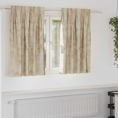 Samtvorhänge mit Vorhängen 2 pcs Weinrot 140 x 140 cm Samt