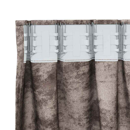 Samtvorhänge mit Vorhängen 2 pcs Weinrot 140 x 140 cm Samt