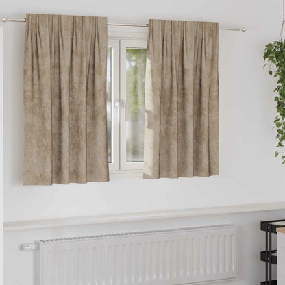 Samtvorhänge mit Vorhängen 2 pcs Weinrot 140 x 140 cm Samt