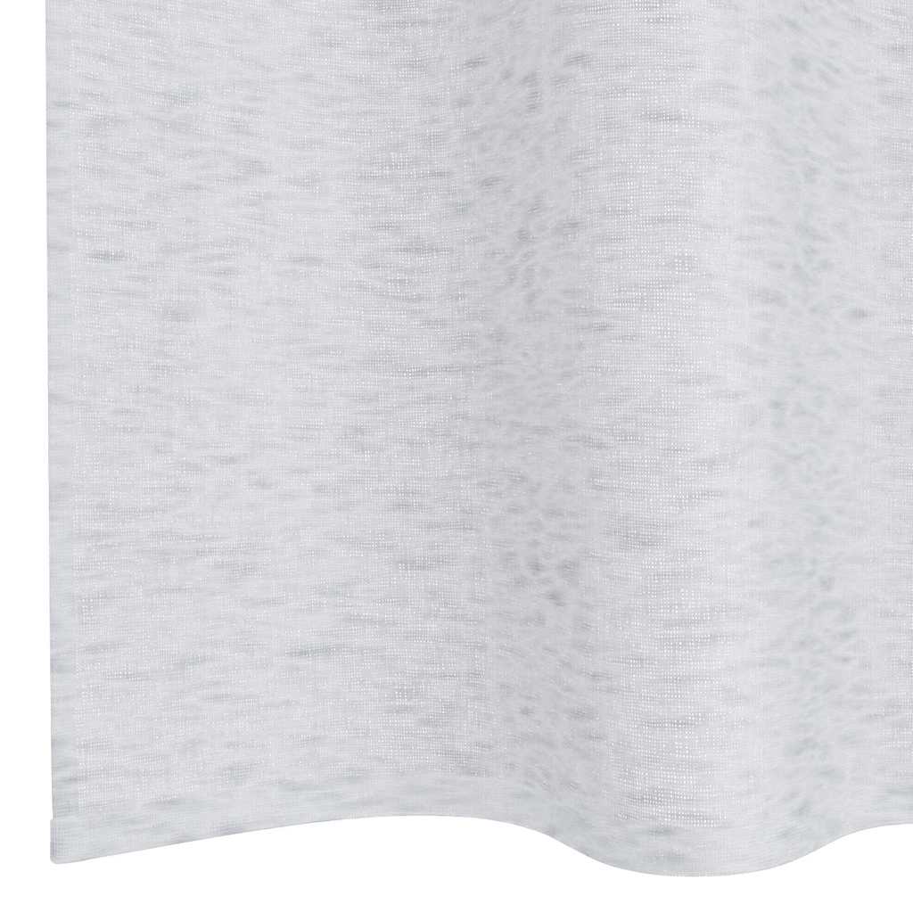Voile-Vorhang mit Vorhängen 2 pcs Creme 140 x 140 cm Polyester
