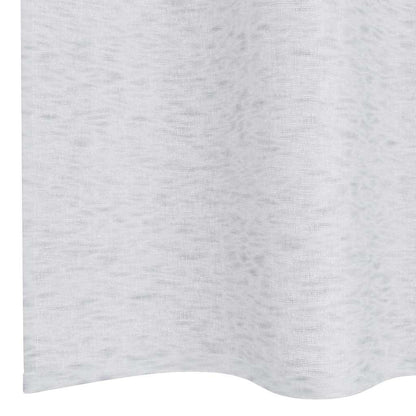 Voile-Vorhang mit Vorhängen 2 pcs Creme 140 x 140 cm Polyester