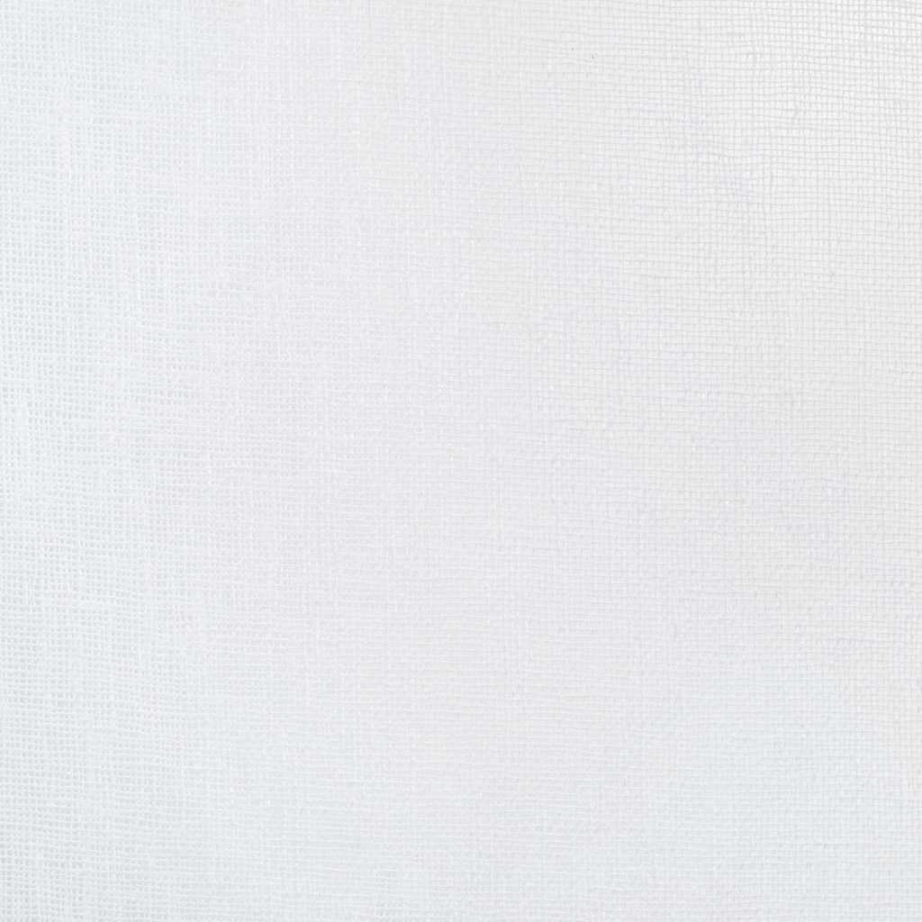 Voile-Vorhang mit Stangentaschen 2 pcs Weiß 175 x 140 cm Polyester