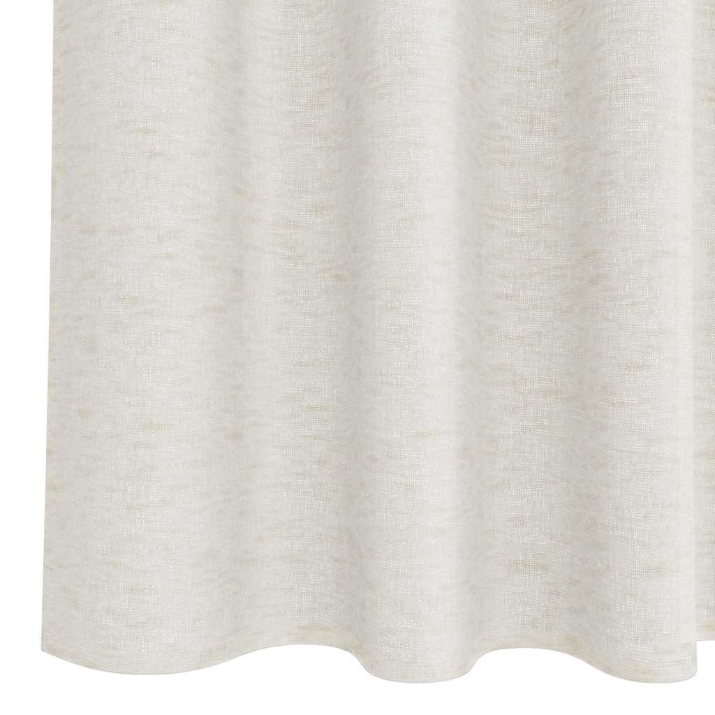 Voile-Vorhang mit Stangentaschen 2 pcs Weiß 175 x 140 cm Polyester