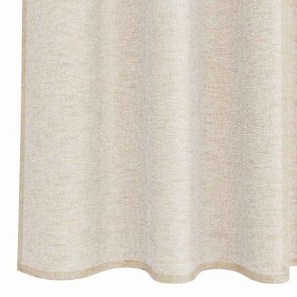 Voile-Vorhang mit Stangentaschen 2 pcs Weiß 175 x 140 cm Polyester