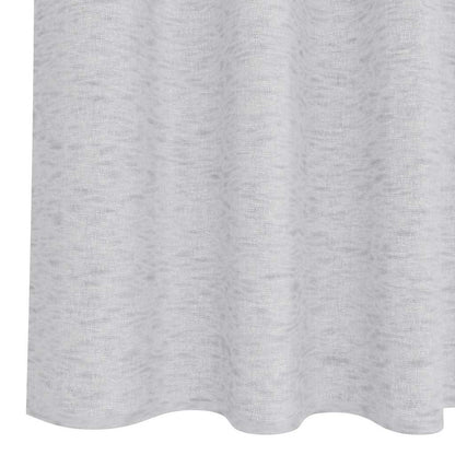 Voile-Vorhang mit Stangentaschen 2 pcs Weiß 175 x 140 cm Polyester